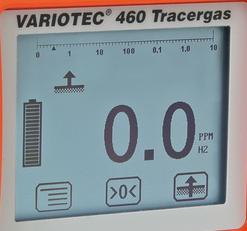 Variotec 8 tracer gas for finding water leaks display Variotec 8 tracer gas for finding water leaks display